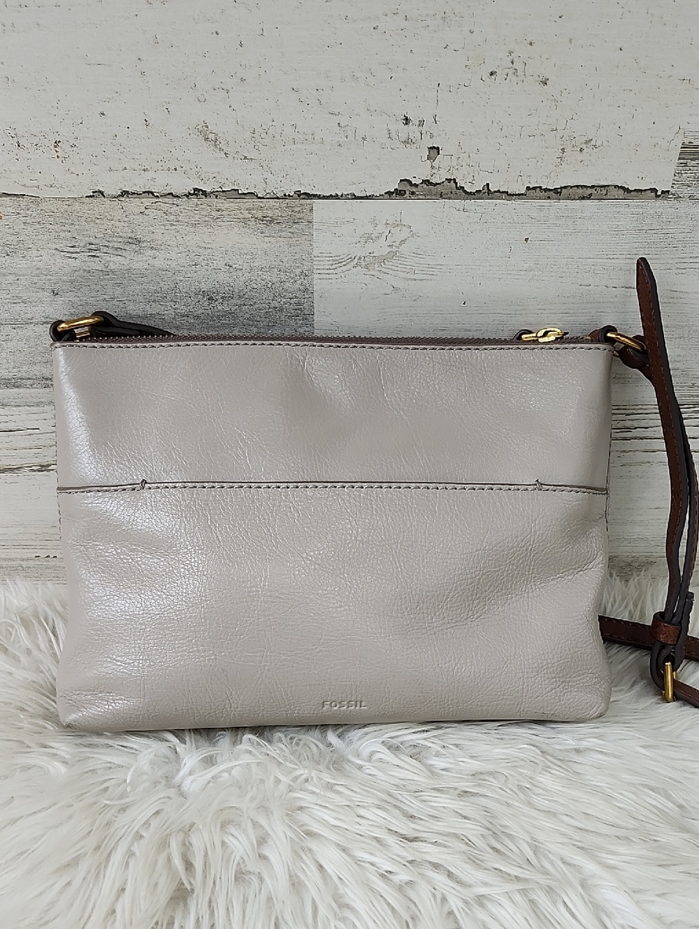 FOSSIL FIONA LEATHER CROSSBODY BAG - Picture 4 of 16